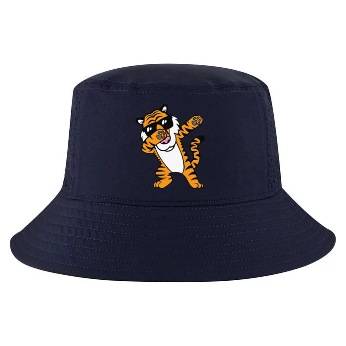 Dabbing Tiger Funny Cool Dancing Big Cat Dab Cool Comfort Performance Bucket Hat