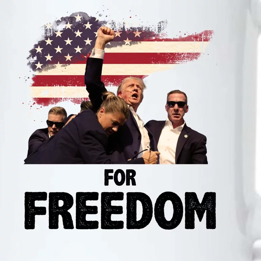 Donald Trump For Freedom Black Color Changing Mug