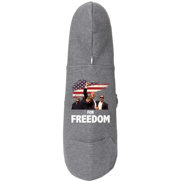 Donald Trump For Freedom Doggie 3-End Fleece Hoodie