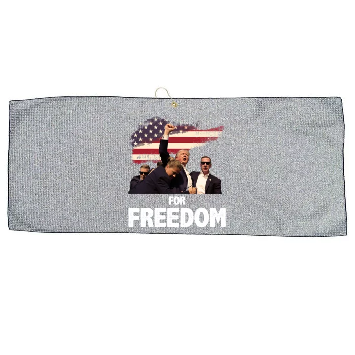 Donald Trump For Freedom Large Microfiber Waffle Golf Towel