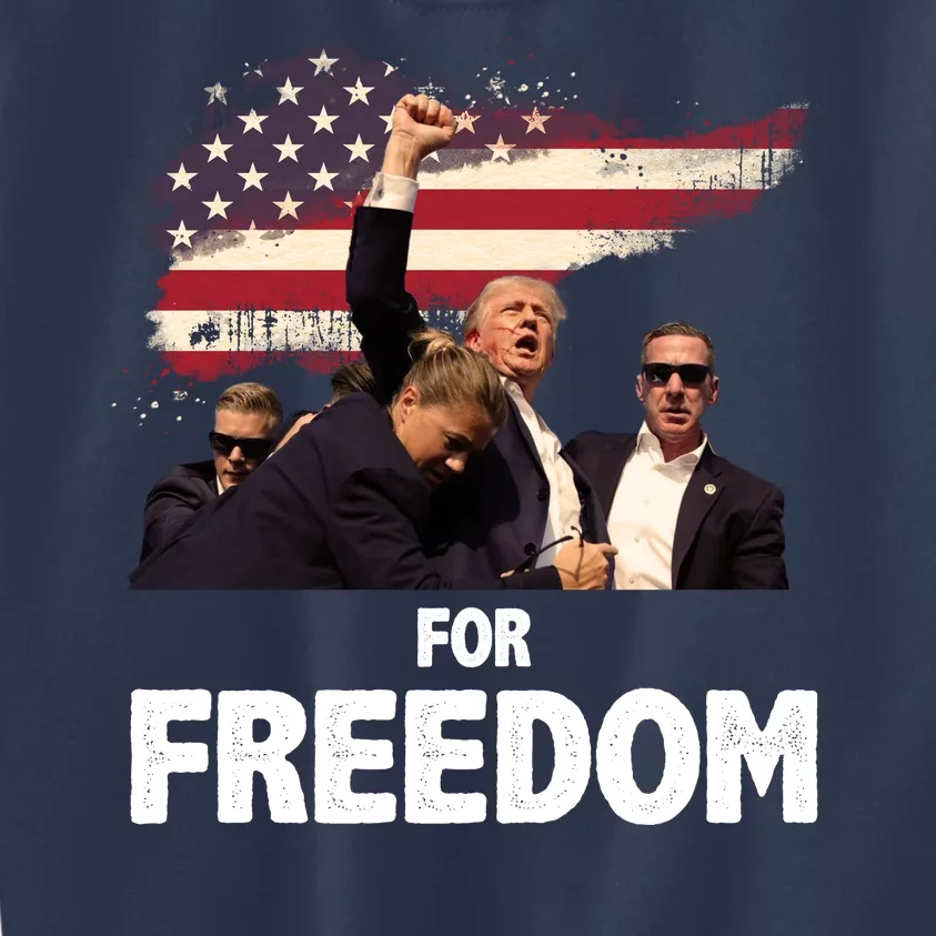 Donald Trump For Freedom Kids Sweatshirt