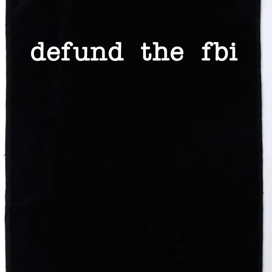 Defund The FBI Platinum Collection Golf Towel