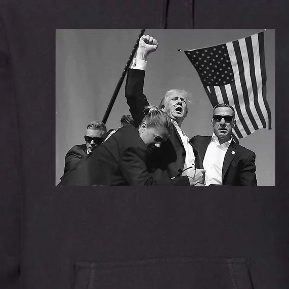 Donald Trump Fist Pump Premium Hoodie