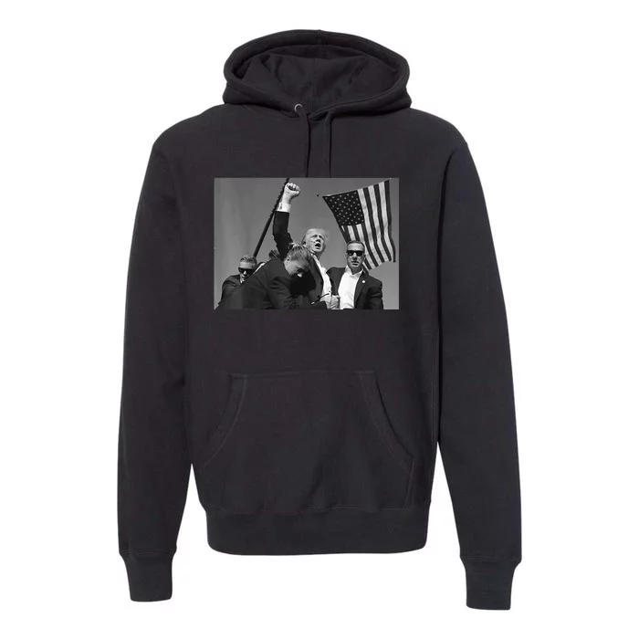 Donald Trump Fist Pump Premium Hoodie