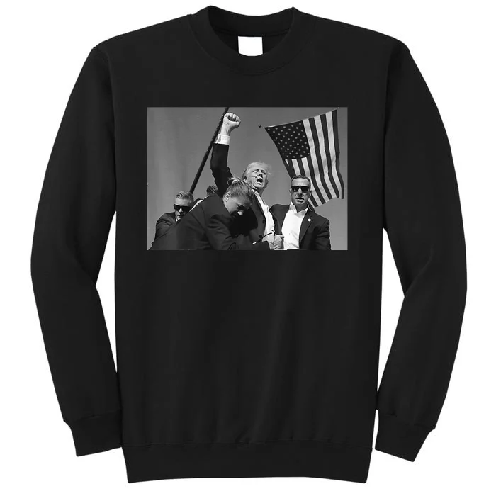 Donald Trump Fist Pump Tall Sweatshirt