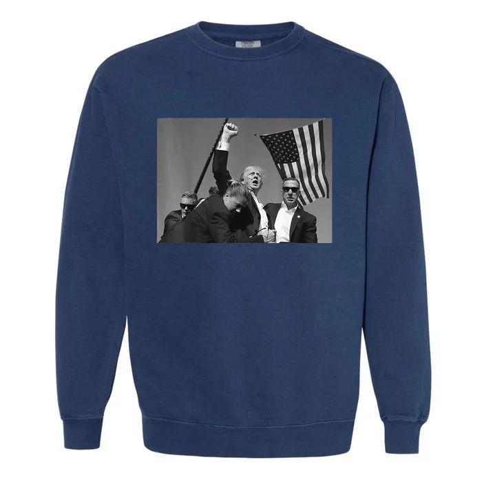 Donald Trump Fist Pump Garment-Dyed Sweatshirt