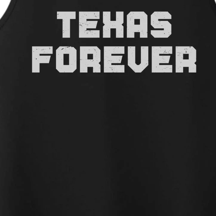 Distressed Texas Forever Performance Tank