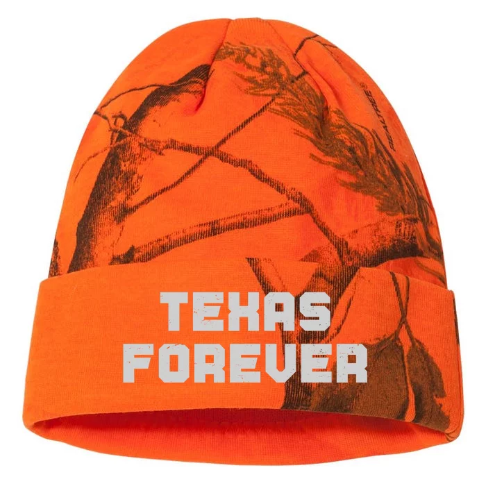 Distressed Texas Forever Kati - 12in Camo Beanie