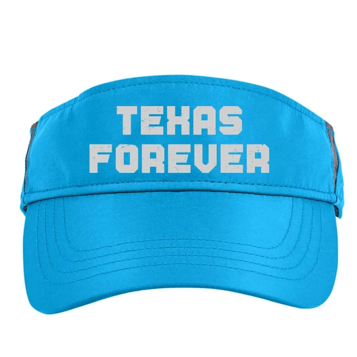 Distressed Texas Forever Adult Drive Performance Visor