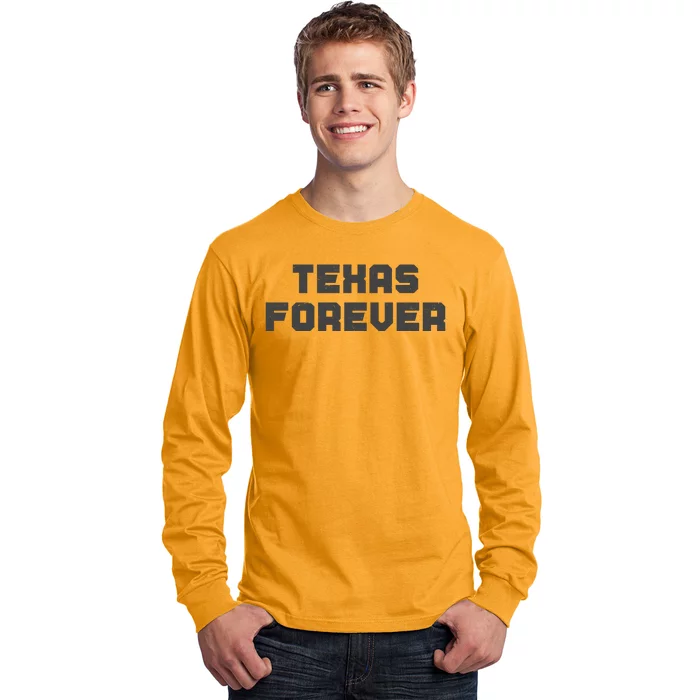 Distressed Texas Forever Long Sleeve Shirt