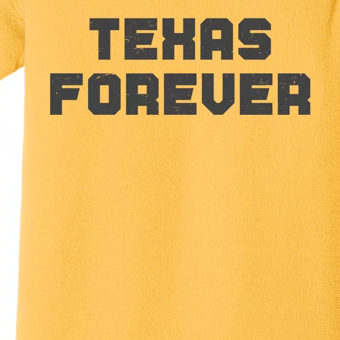 Distressed Texas Forever Baby Bodysuit