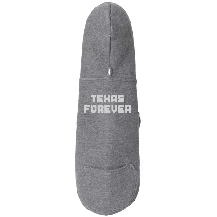 Distressed Texas Forever Doggie 3-End Fleece Hoodie