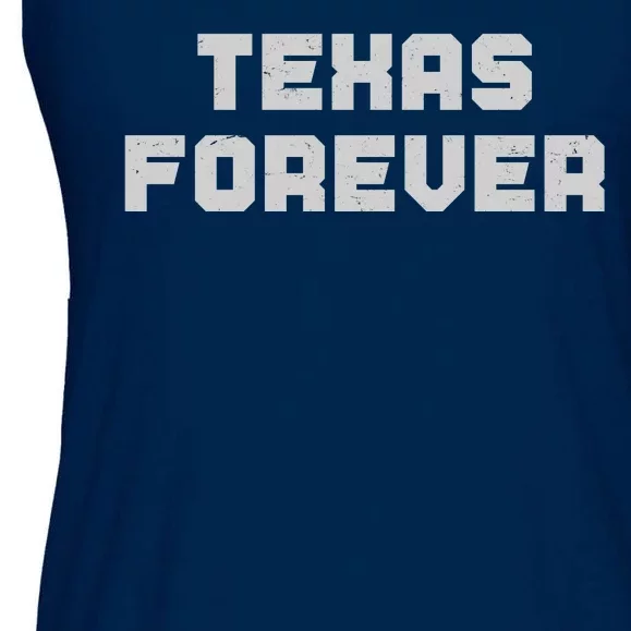 Distressed Texas Forever Ladies Essential Flowy Tank