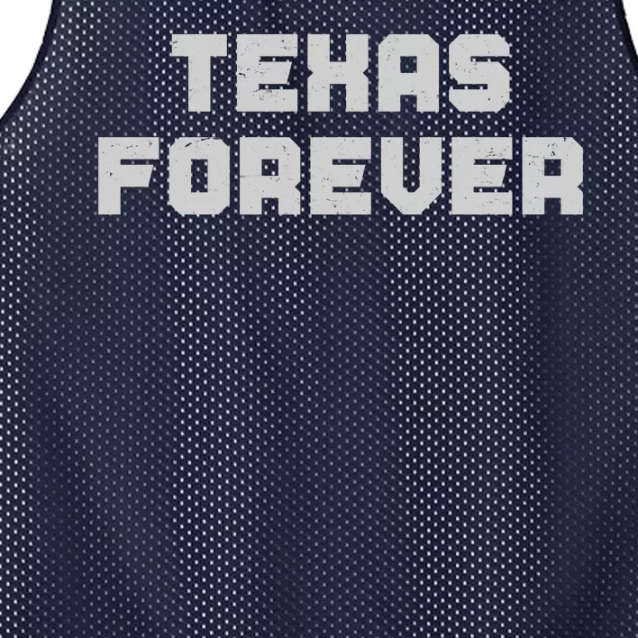 Distressed Texas Forever Mesh Reversible Basketball Jersey Tank