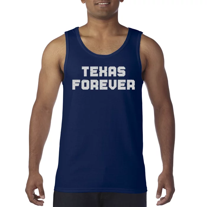 Distressed Texas Forever Tank Top