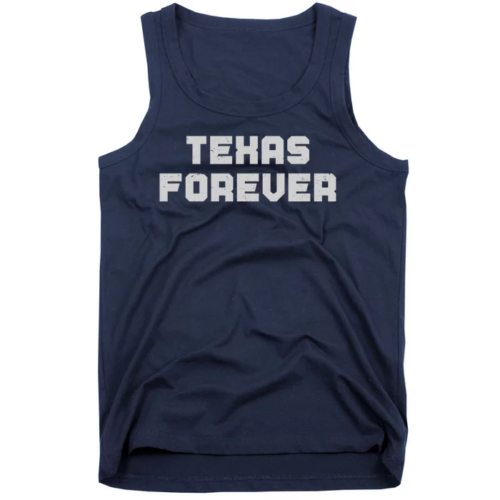 Distressed Texas Forever Tank Top