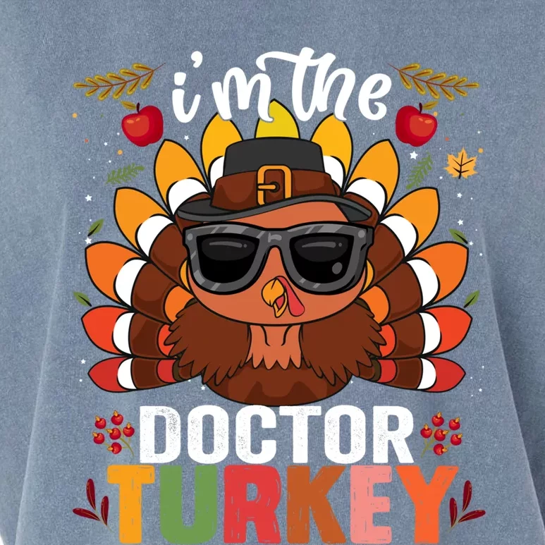 Doctor Turkey Family Matching Group Thanksgiving Day Pilgrim Gift Garment-Dyed Women's Muscle Tee