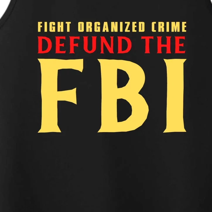 Defund The FBI Conservative Performance Tank