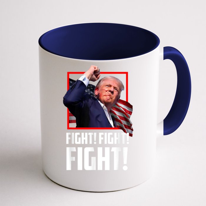 Donald Trump Fight Fighting Fighters Supporters Americans Front & Back Coffee Mug