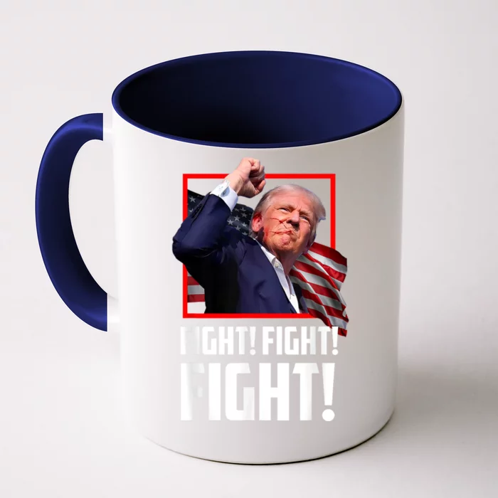 Donald Trump Fight Fighting Fighters Supporters Americans Front & Back Coffee Mug