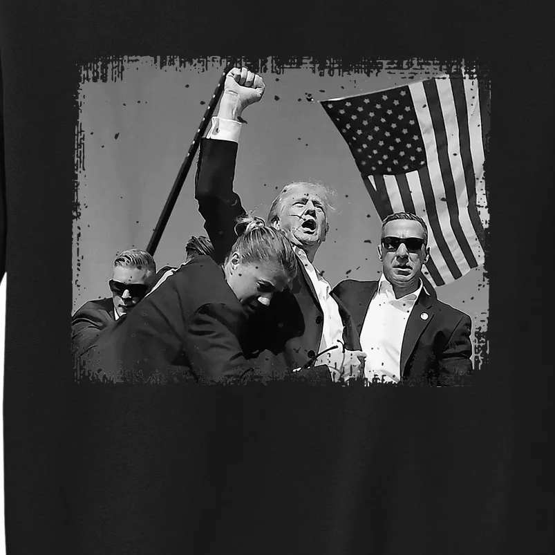 Donald Trump Fist Pump Tall Sweatshirt