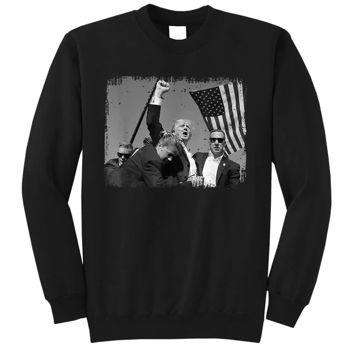 Donald Trump Fist Pump Tall Sweatshirt