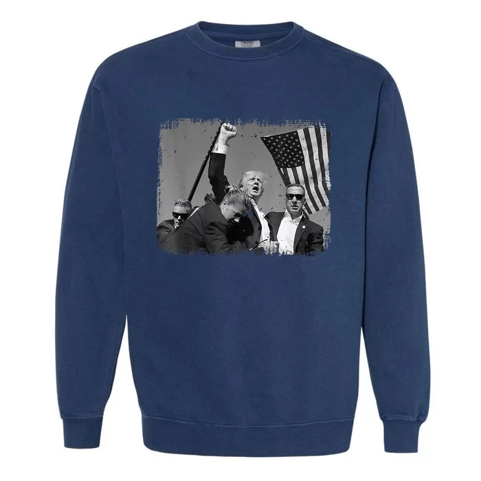 Donald Trump Fist Pump Garment-Dyed Sweatshirt