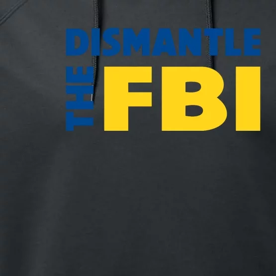 Dismantle The FBI Performance Fleece Hoodie