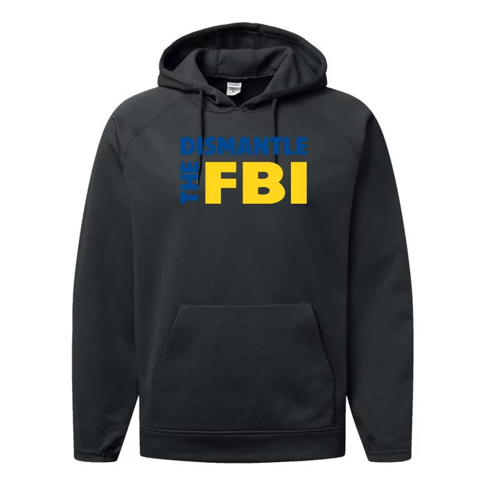 Dismantle The FBI Performance Fleece Hoodie