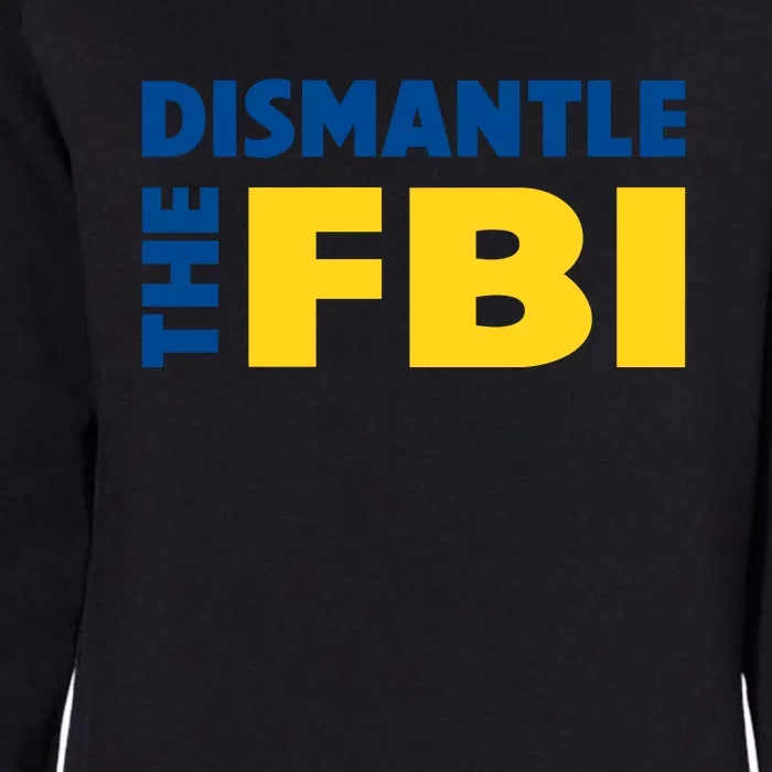 Dismantle The FBI Womens California Wash Sweatshirt