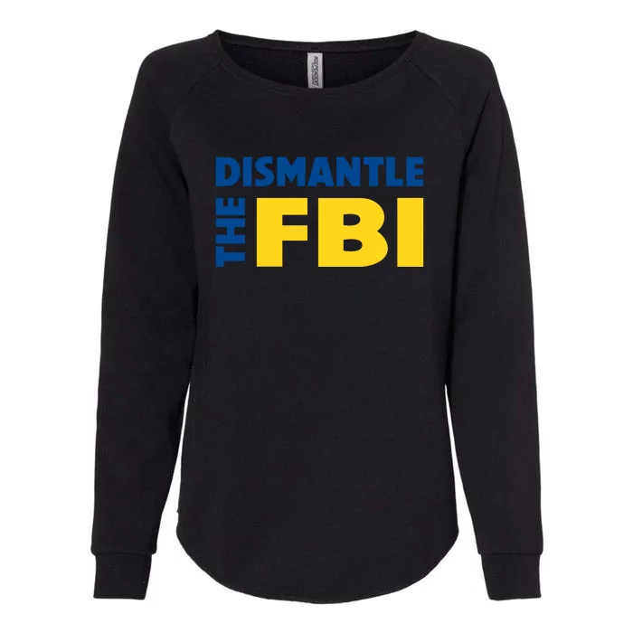 Dismantle The FBI Womens California Wash Sweatshirt