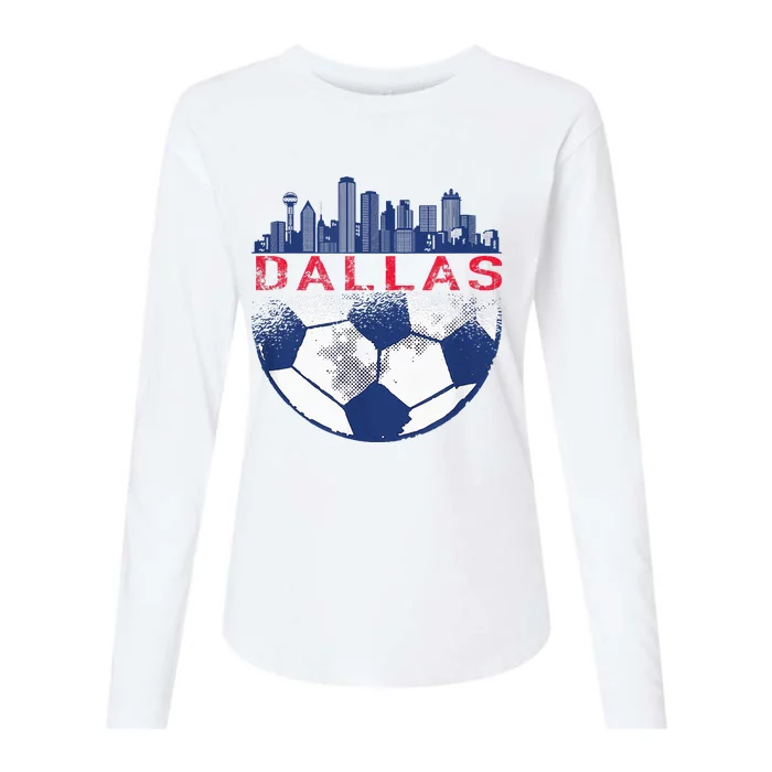 Dallas Texas Fan Fc Womens Cotton Relaxed Long Sleeve T-Shirt