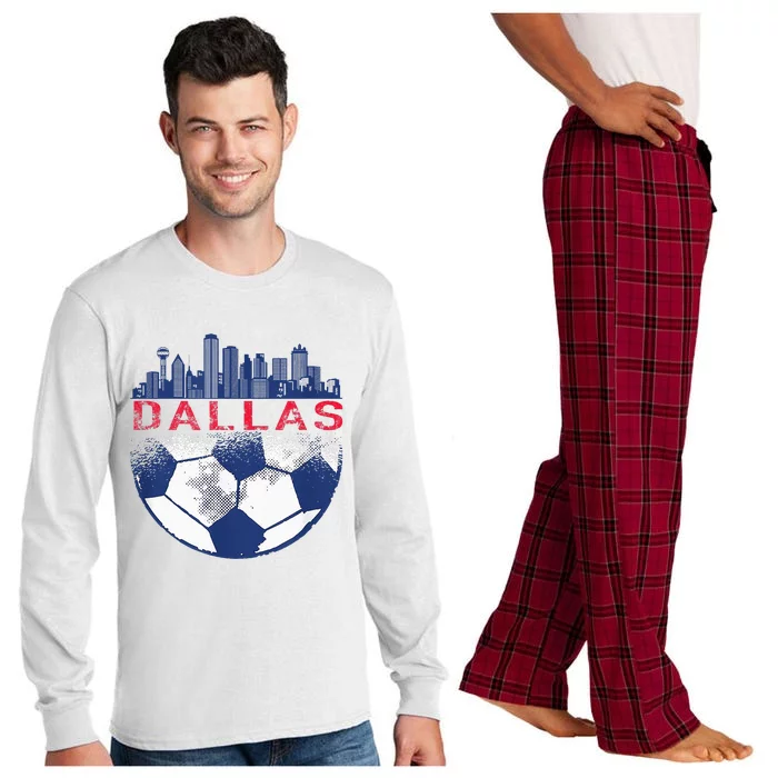 Dallas Texas Fan Fc Long Sleeve Pajama Set