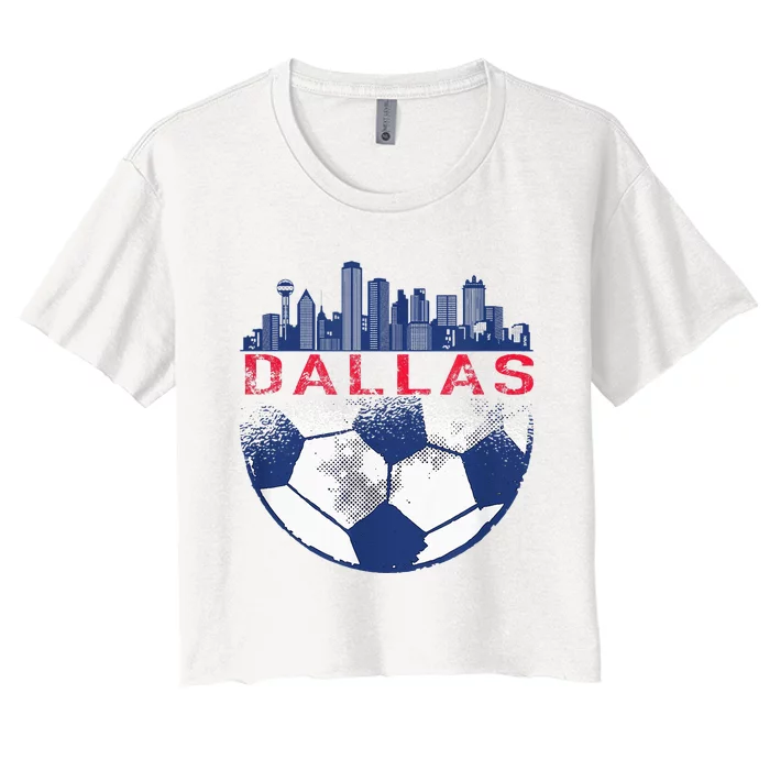 Dallas Texas Fan Fc Women's Crop Top Tee