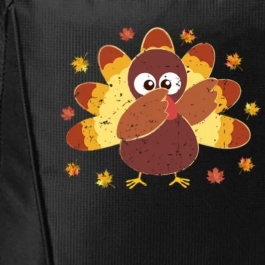 Dabbing Turkey Funny Fall Autumn Thanksgiving Great Gift City Backpack