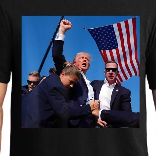 Donald Trump Fight Fist 2024 Pajama Set