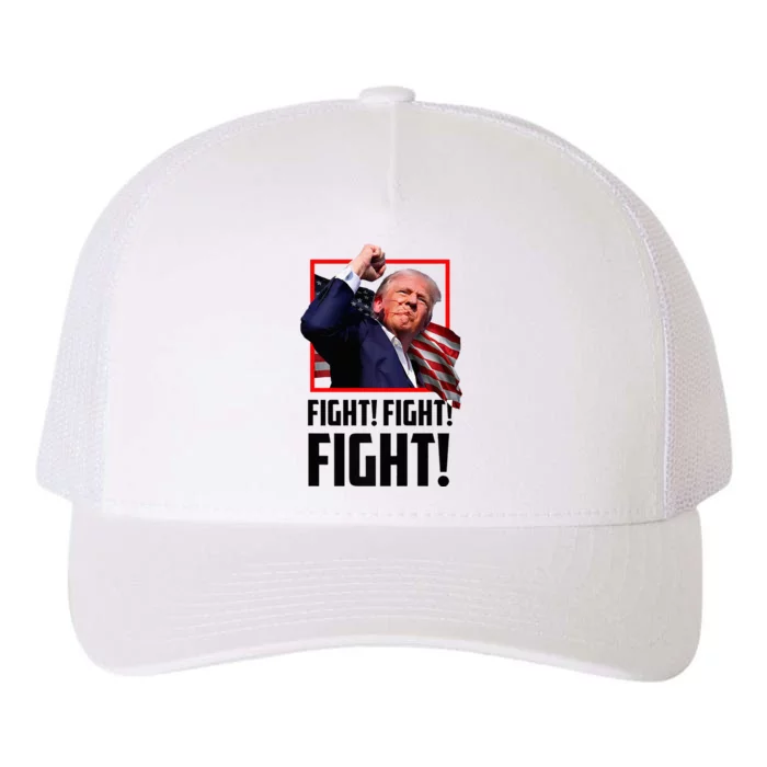 Donald Trump Fight Fighting Fighters Supporters Americans Yupoong Adult 5-Panel Trucker Hat