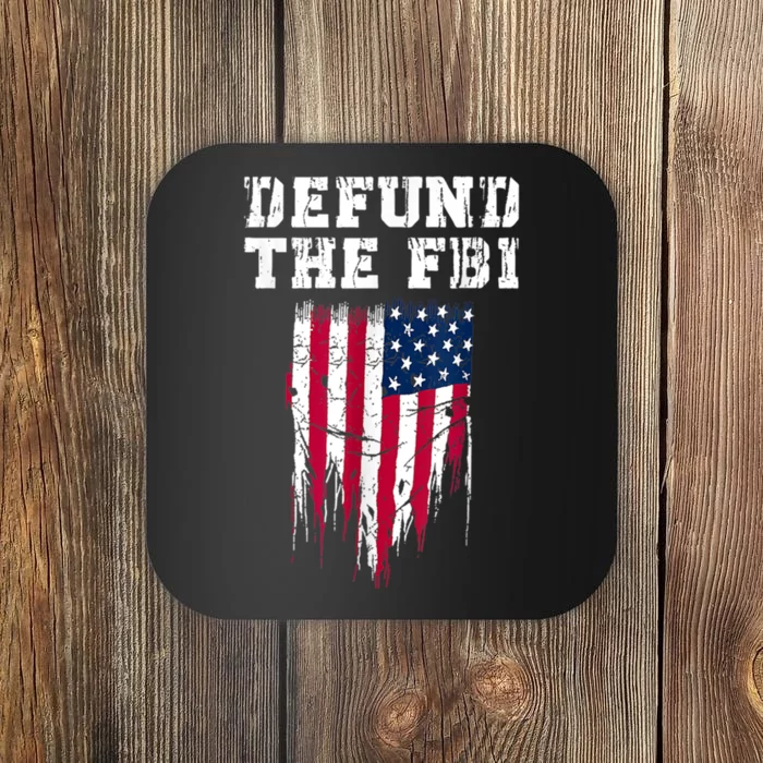 Defund The FBI Federal Bureau Anti FBI Corruption Coaster