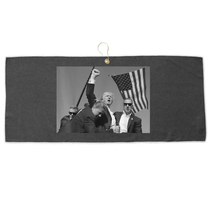 Donald Trump Fist Pump Large Microfiber Waffle Golf Towel