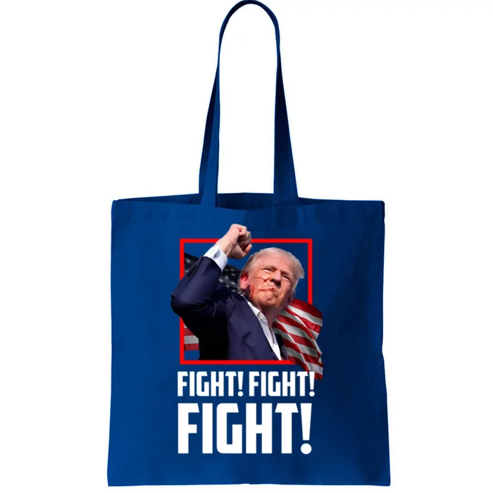 Donald Trump Fight Fighting Fighters Supporters Americans Gift Tote Bag