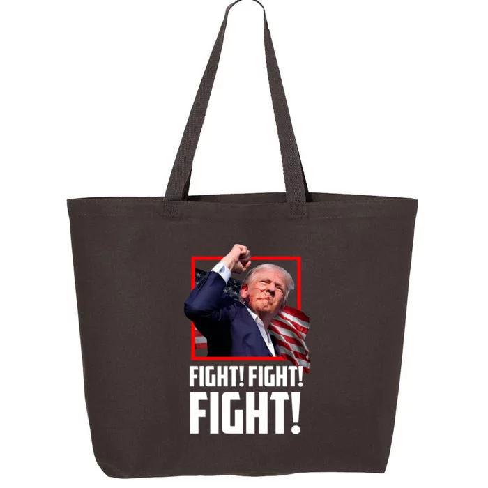 Donald Trump Fight Fighting Fighters Supporters Americans Gift 25L Jumbo Tote