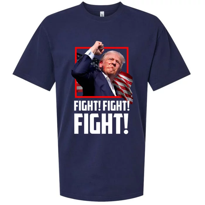 Donald Trump Fight Fighting Fighters Supporters Americans Gift Sueded Cloud Jersey T-Shirt