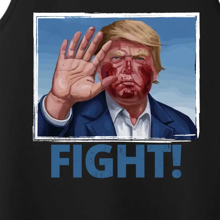 Donald Trump Fight! Rally Pro Trump Performance Tank