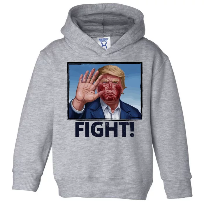 Donald Trump Fight! Rally Pro Trump Toddler Hoodie