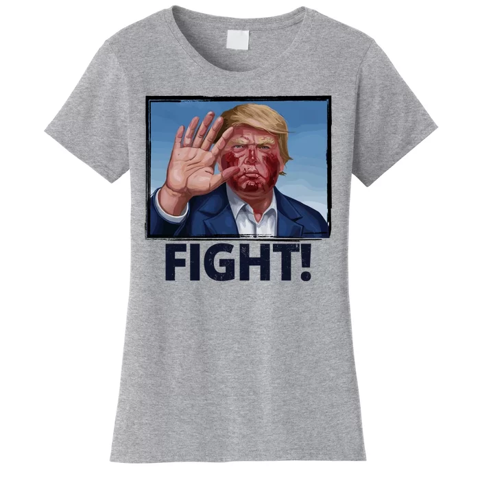 Donald Trump Fight! Rally Pro Trump Women's T-Shirt