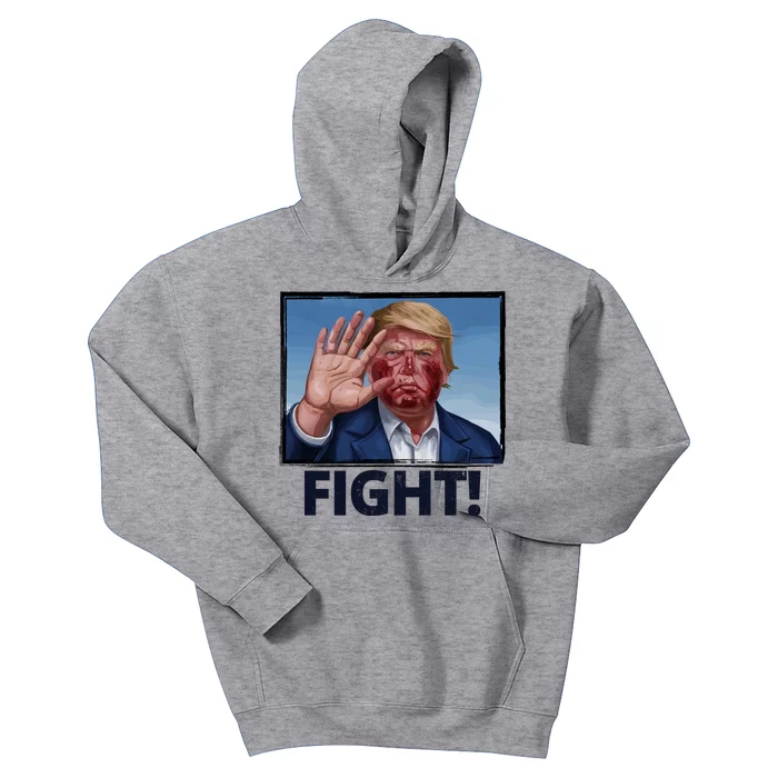 Donald Trump Fight! Rally Pro Trump Kids Hoodie