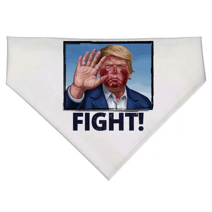 Donald Trump Fight! Rally Pro Trump USA-Made Doggie Bandana