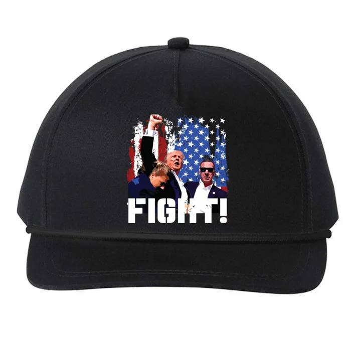 Donald Trump Fist Pump Snapback Five-Panel Rope Hat