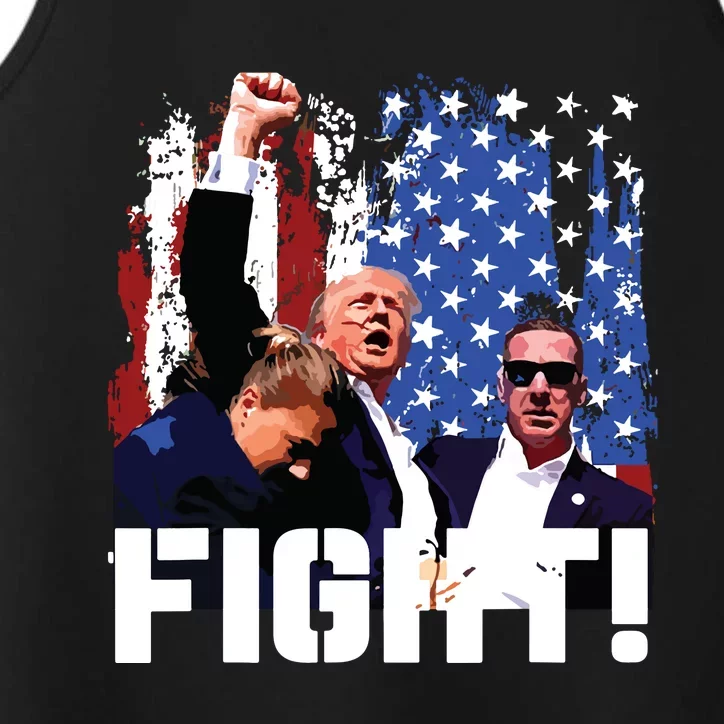 Donald Trump Fist Pump Performance Tank