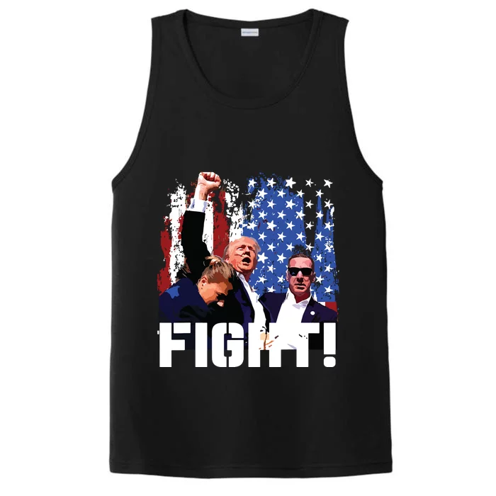 Donald Trump Fist Pump Performance Tank